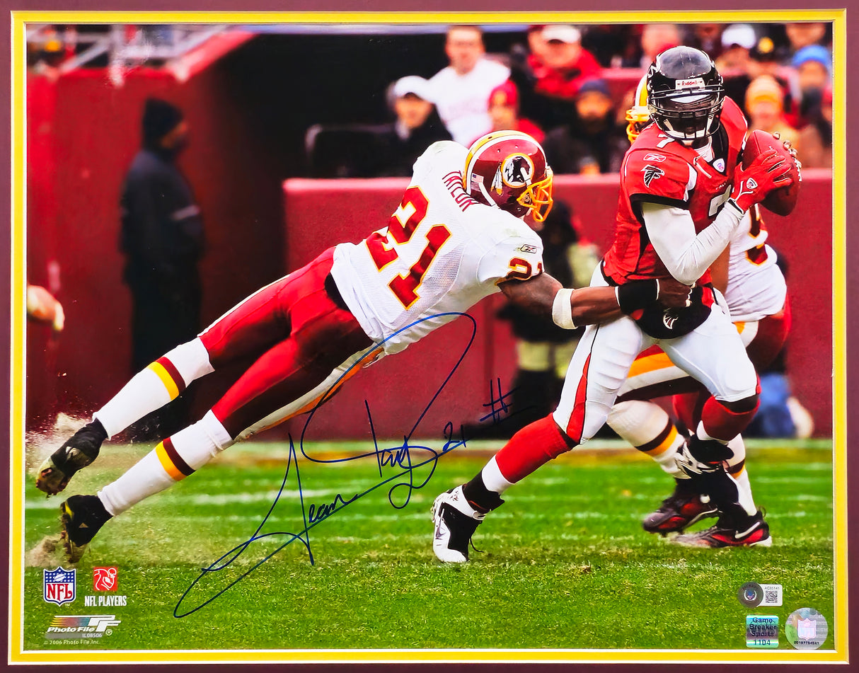 Sean Taylor Autographed Framed 16x20 Photo Washington Redskins Beckett BAS #AC85141