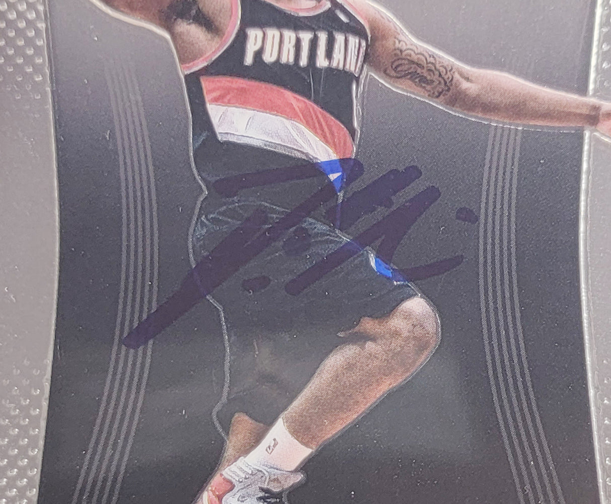 Damian Lillard Autographed 2012-13 Panini Prizm Rookie Card #245 Portland Trail Blazers PSA 9 Auto Grade Gem Mint 10 On Card PSA/DNA #64838047