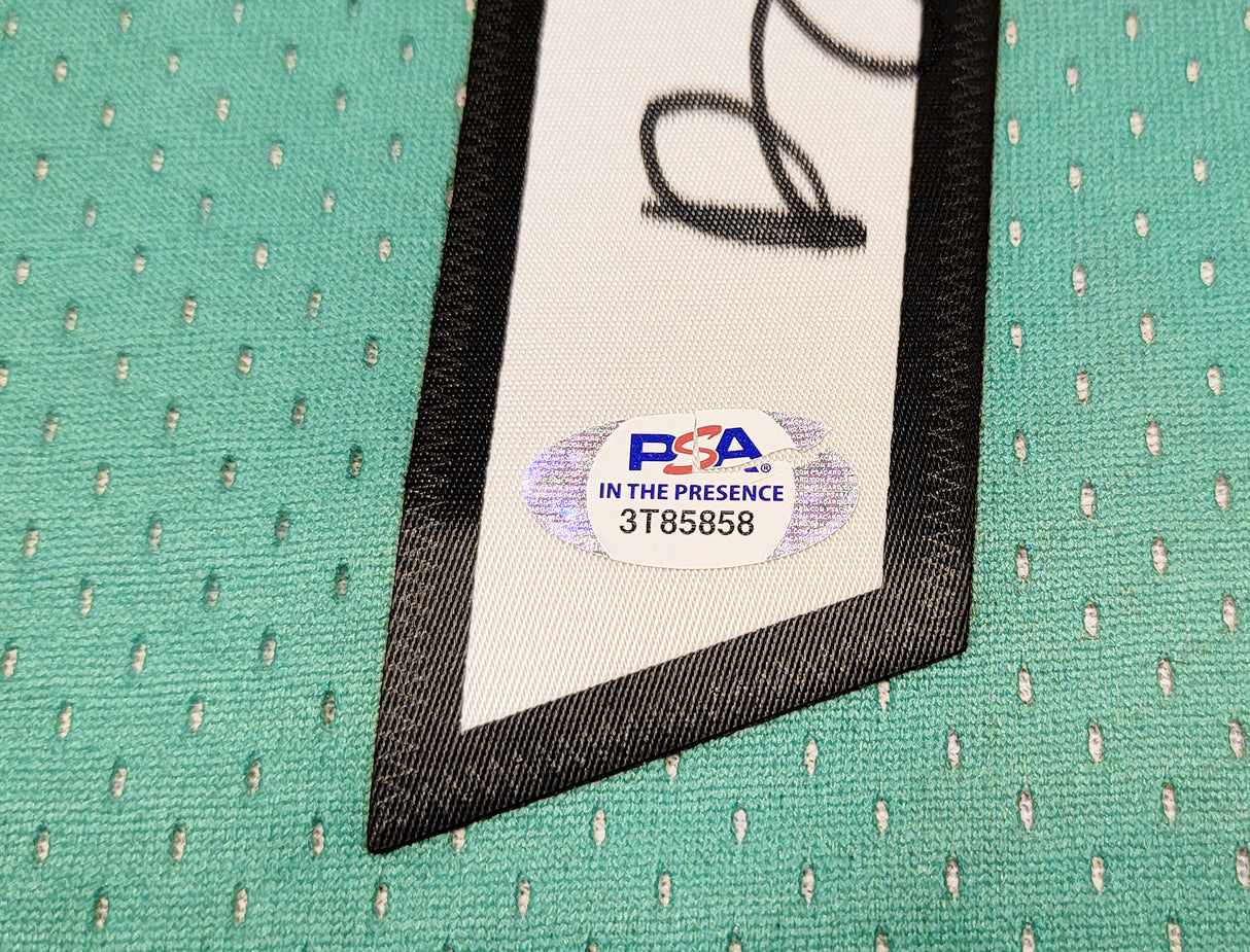 Orlando Magic Anfernee Penny Hardaway Autographed Teal Authentic Mitchell & Ness All Star Game Feb 11,1996 Hardwood Classic Swingman Jersey Size XL PSA/DNA Stock #208256