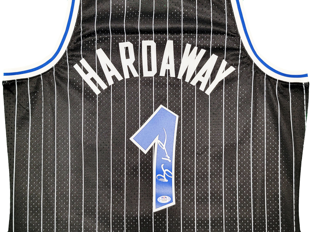 Orlando Magic Anfernee Penny Hardaway Autographed Black Authentic Mitchell & Ness 1994-95 Hardwood Classic Swingman Jersey Size L PSA/DNA Stock #208253