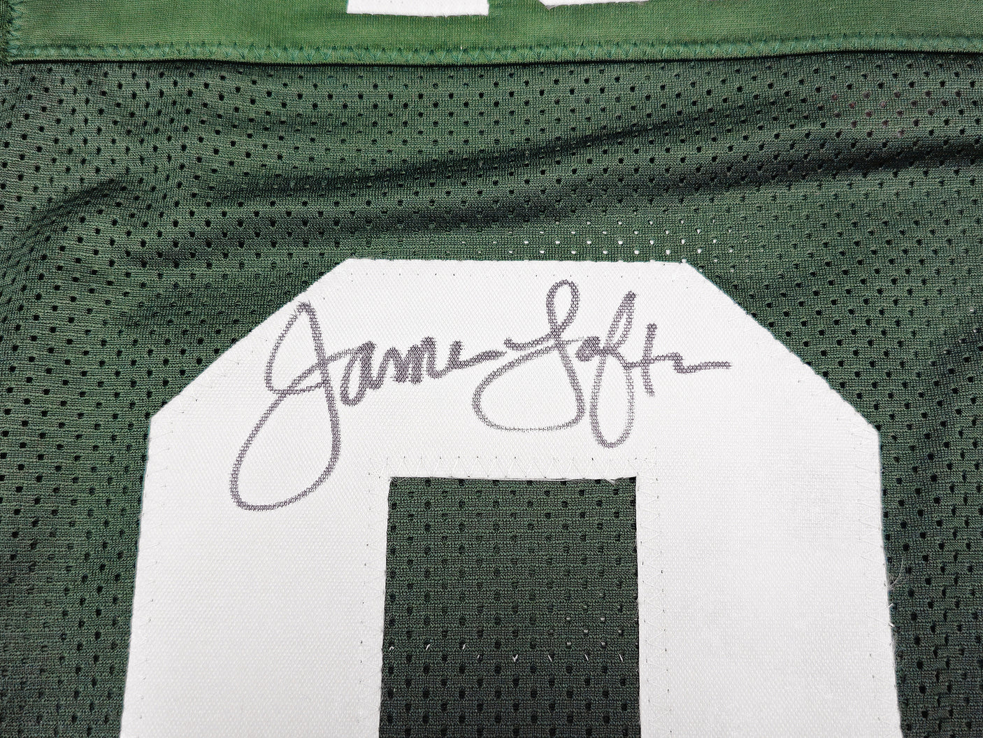 Green Bay Packers James Lofton Autographed Green Jersey "HOF 03" Beckett BAS Witness Stock #234506