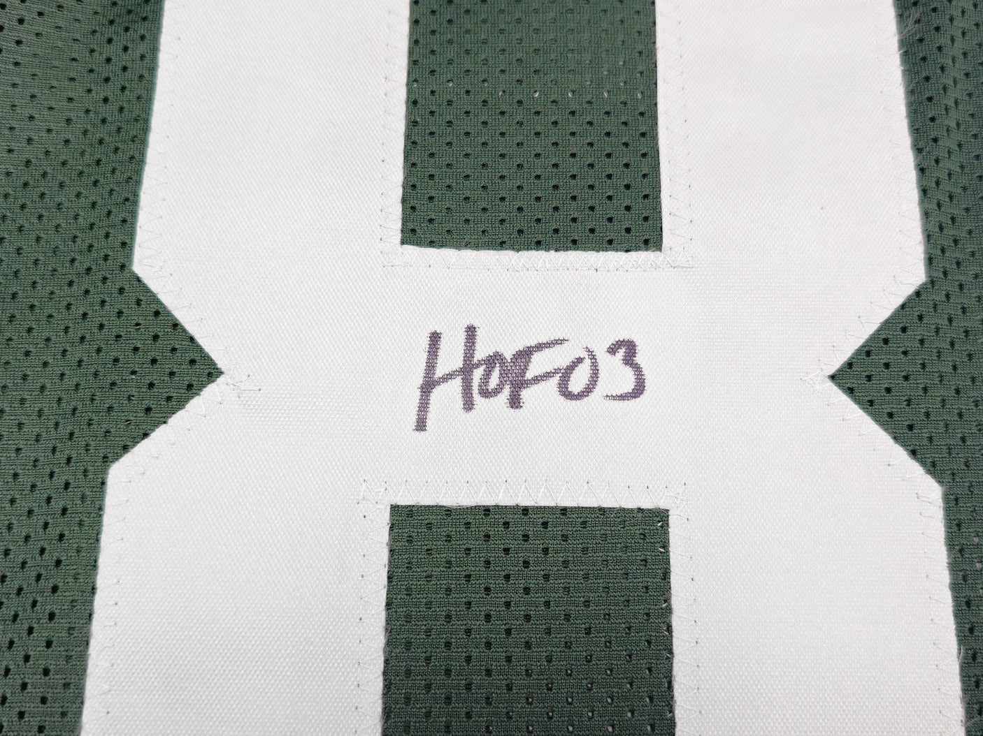 Green Bay Packers James Lofton Autographed Green Jersey "HOF 03" Beckett BAS Witness Stock #234506