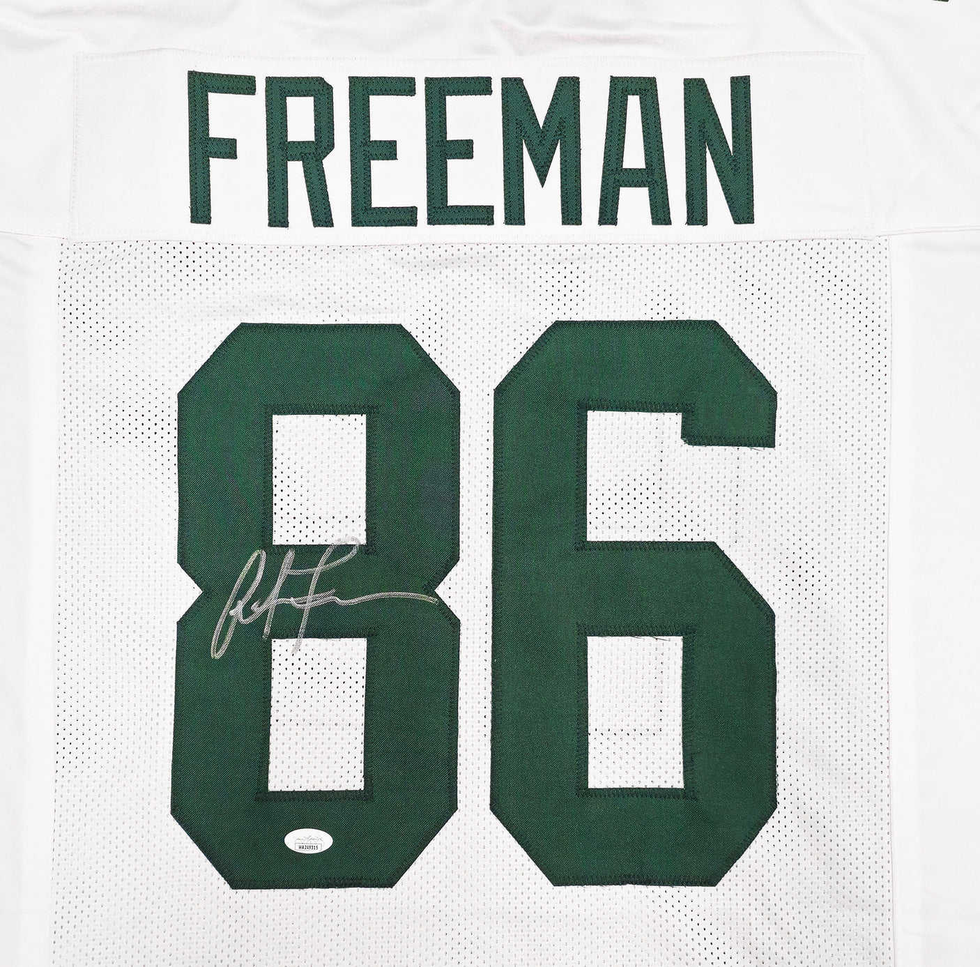 Green Bay Packers Antonio Freeman Autographed White Jersey JSA Stock #234519