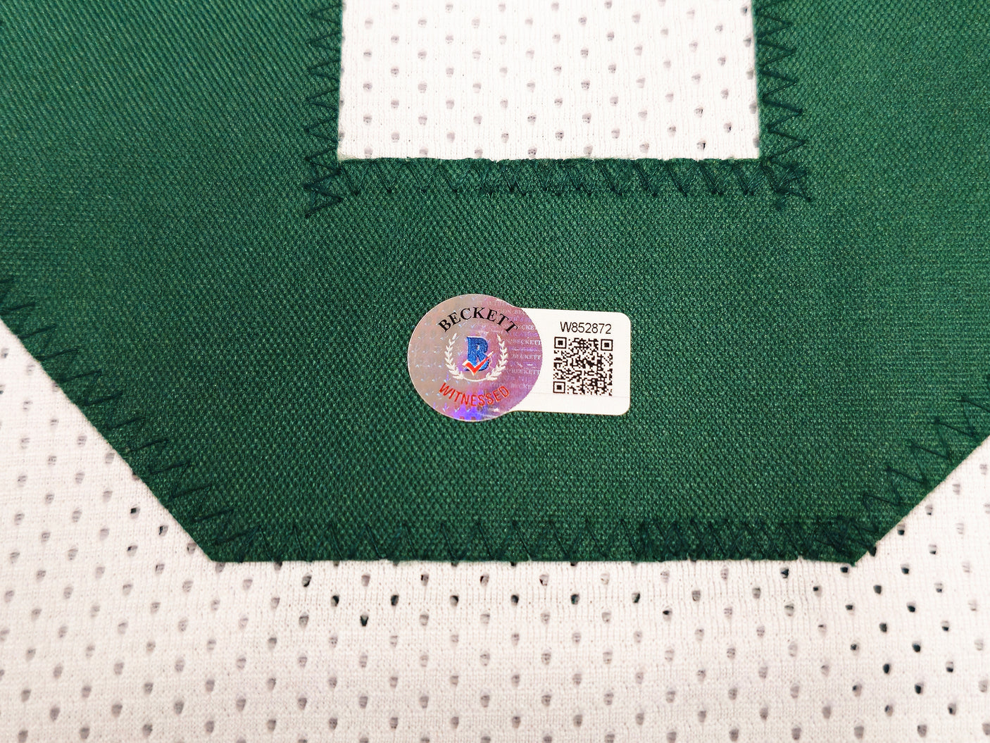 Green Bay Packers James Lofton Autographed White Jersey "HOF 03" Beckett BAS Witness Stock #234508