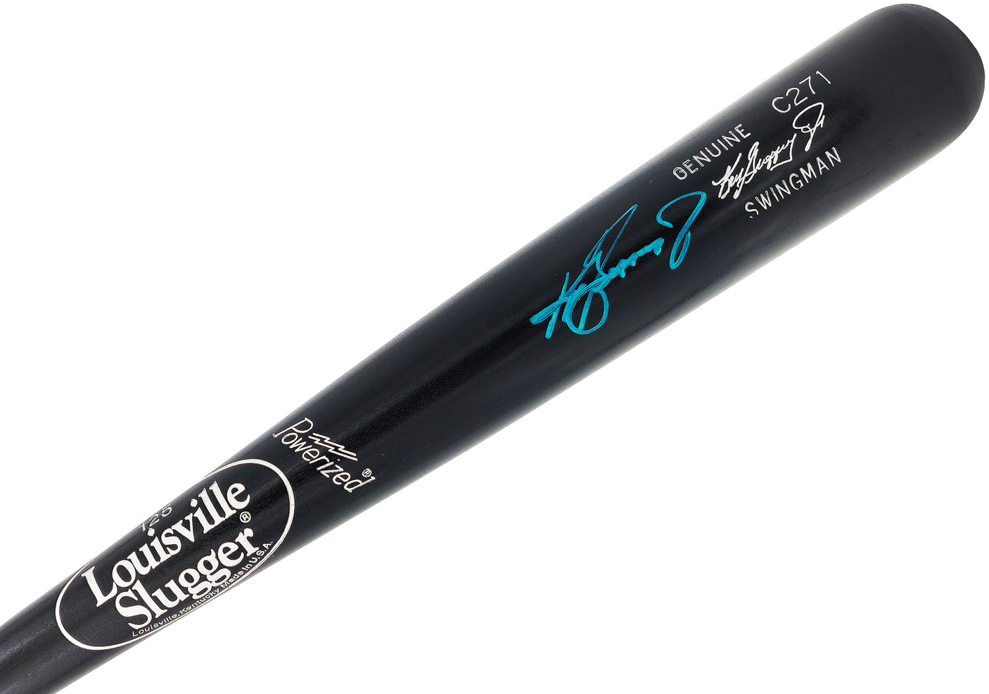 Ken Griffey Jr. Autographed Black Louisville Slugger Player Model C271 Swingman Baseball Bat Seattle Mariners Beckett BAS Witness Stock #234590