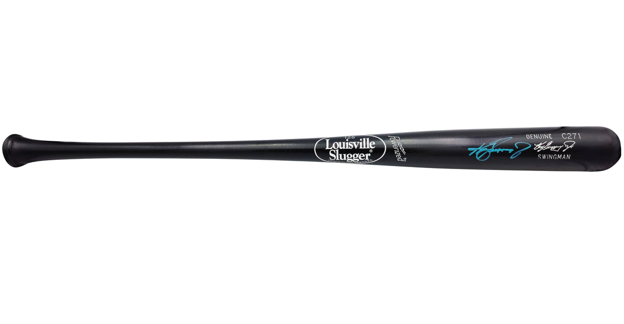 Ken Griffey Jr. Autographed Black Louisville Slugger Player Model C271 Swingman Baseball Bat Seattle Mariners Beckett BAS Witness Stock #234590