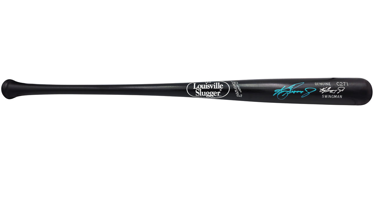 Ken Griffey Jr. Autographed Black Louisville Slugger Player Model C271 Swingman Baseball Bat Seattle Mariners Beckett BAS Witness Stock #234591