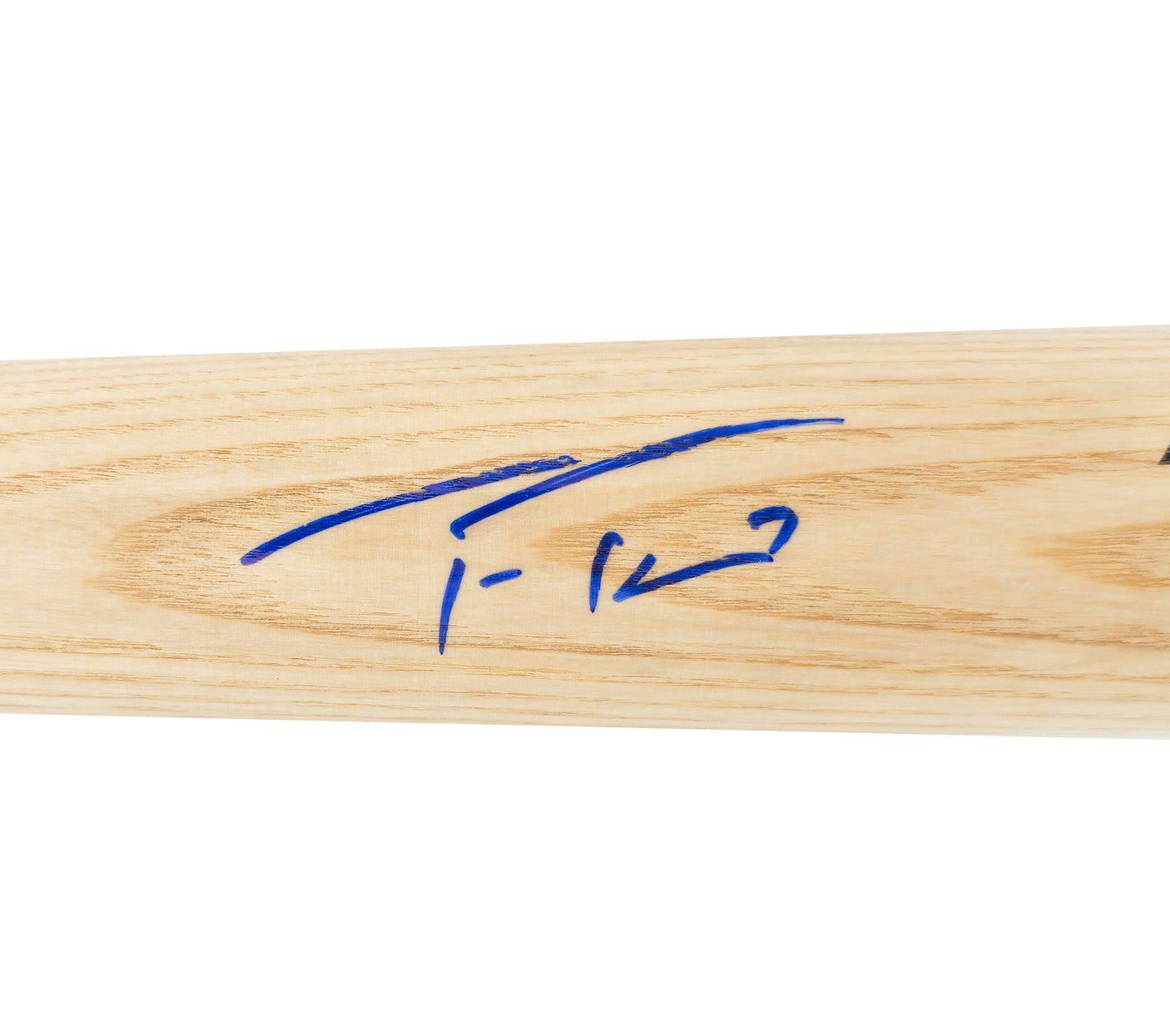 Trea Turner Autographed Blonde Rawlings Adirondack Baseball Bat Philadelphia Phillies Beckett BAS Witness Stock #234070