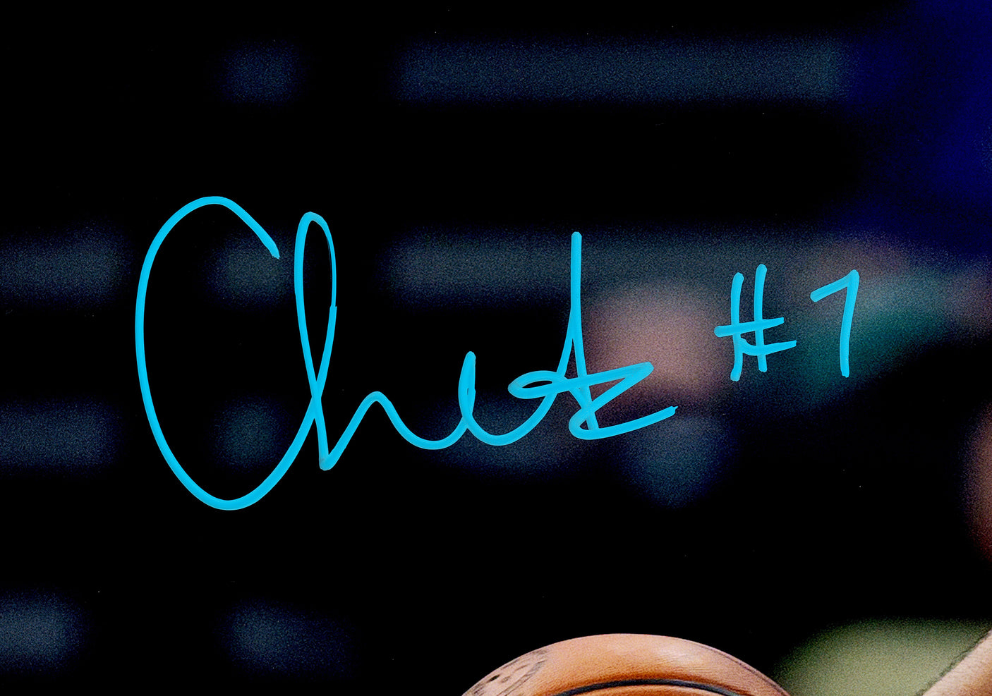 Chet Holmgren Autographed 16x20 Photo Oklahoma City Thunder Beckett BAS Witness Stock #234055