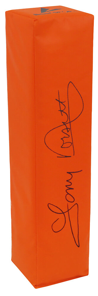 Tony Dorsett Signed BSN Orange Football Endzone Pylon
