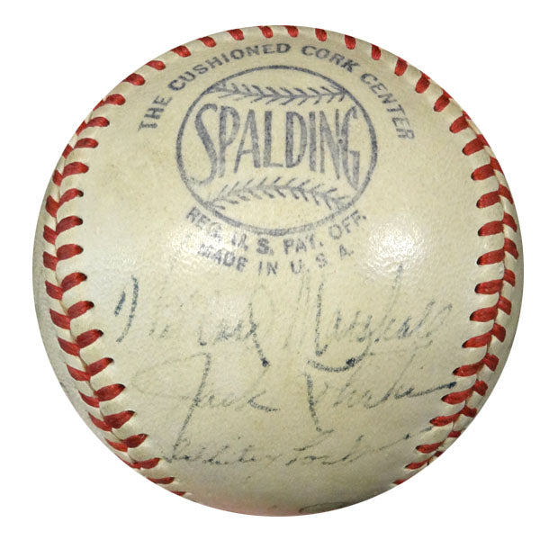 1948 New York Giants Autographed Official NL Baseball With 19 Signatures Including Johnny Mize PSA/DNA #W06937