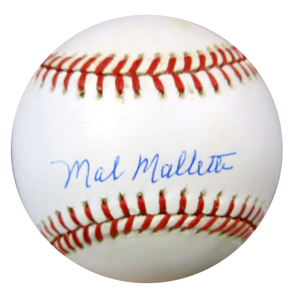Mal Mallette Autographed Official NL Baseball Brooklyn Dodgers PSA/DNA #U58688