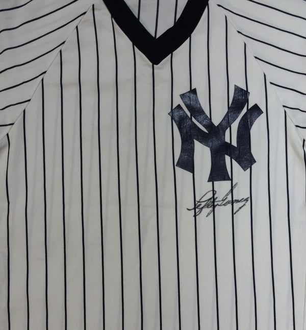 New York Yankees Lefty Gomez Autographed White Jersey PSA/DNA #V09459
