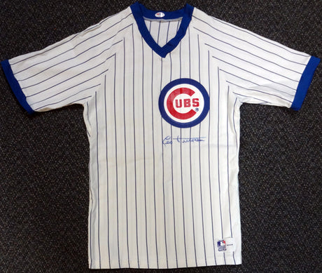 Chicago Cubs Leo Durocher Autographed White Jersey PSA/DNA #V09866