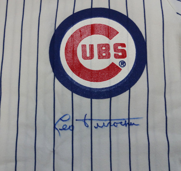 Chicago Cubs Leo Durocher Autographed White Jersey PSA/DNA #V09866