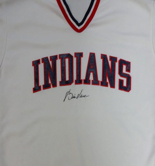 Cleveland Indians Bill Veeck Autographed White Jersey Team Owner PSA/DNA #X04495