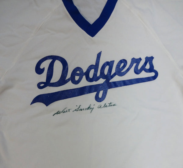 Los Angeles Dodgers Walter "Walt" Alston Autographed White Jersey "Smokey" PSA/DNA #W07513
