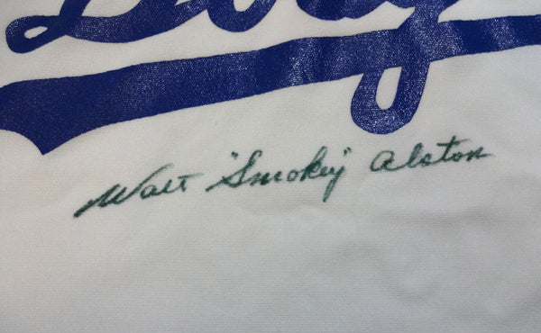 Los Angeles Dodgers Walter "Walt" Alston Autographed White Jersey "Smokey" PSA/DNA #W07513