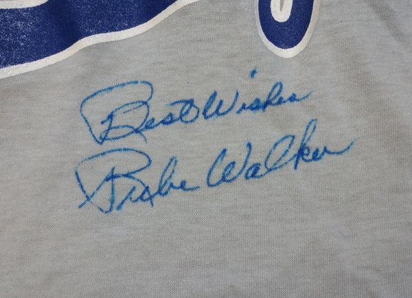 Brooklyn Dodgers Al "Rube" Walker Autographed Gray Jersey "Best Wishes" PSA/DNA #X04119