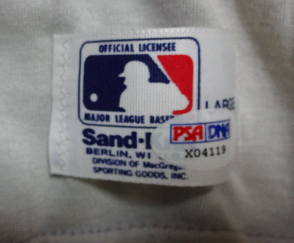 Brooklyn Dodgers Al "Rube" Walker Autographed Gray Jersey "Best Wishes" PSA/DNA #X04119