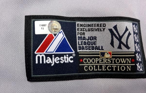 New York Yankees Hideki Matsui Autographed Gray Majestic Jersey MLB Holo # FJ174997