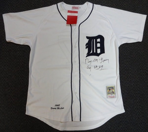 Detroit Tigers Denny McLain Autographed White Mitchell & Ness Jersey "CY 68-69" PSA/DNA #AA37144