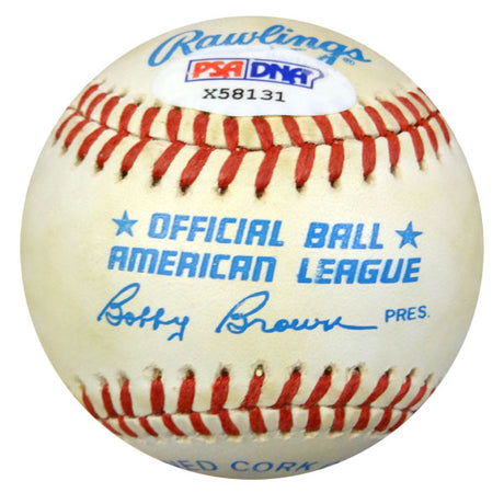 Eddie Pellagrini Autographed Official AL Baseball St. Louis Browns, Pittsburgh Pirates PSA/DNA #X58131