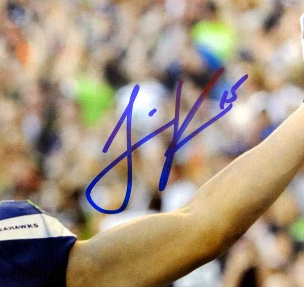 Jermaine Kearse Autographed 16x20 Photo Seattle Seahawks MCS Holo Stock #71572