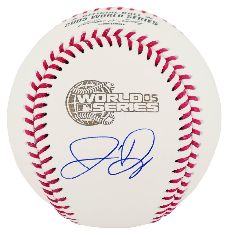 Jermaine Dye Signed Rawlings 2005 World Series Logo Baseball