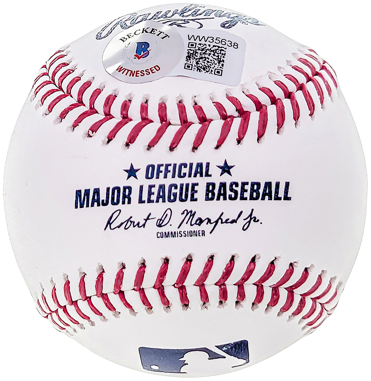 Miguel Vargas Autographed Official MLB Baseball Dodgers, White Sox Beckett BAS Witness Stock #207564