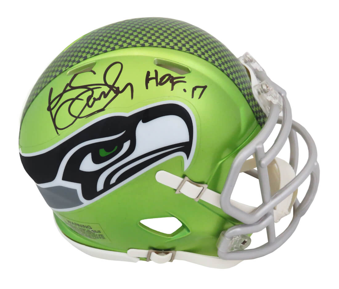 Kenny Easley Signed Seattle Seahawks FLASH Riddell Speed Mini Helmet w/HOF'17