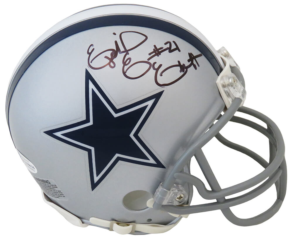 Ezekiel Elliott Signed Dallas Cowboys Riddell Mini Helmet (Beckett)