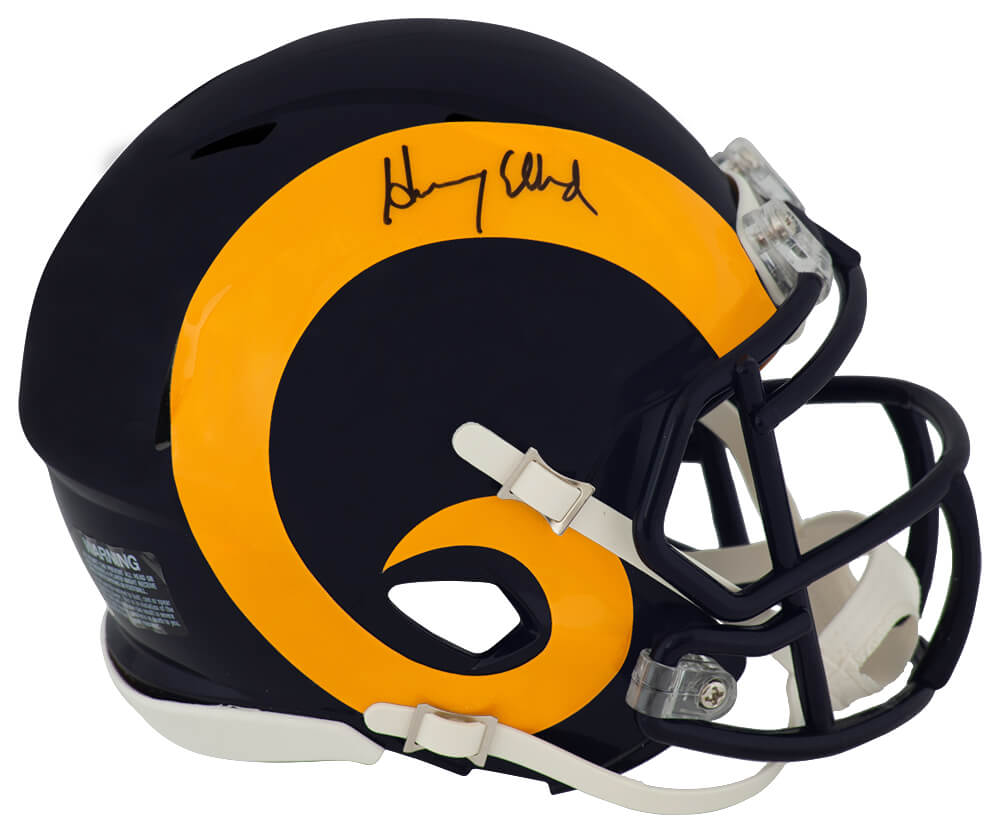 Henry Ellard Signed Los Angeles Rams Riddell Speed Mini Helmet