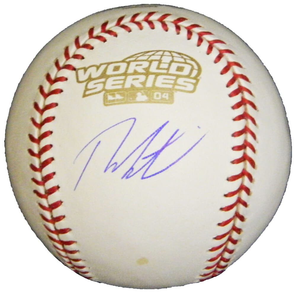 Theo Epstein Signed Rawlings Official 2004 World Series Baseball