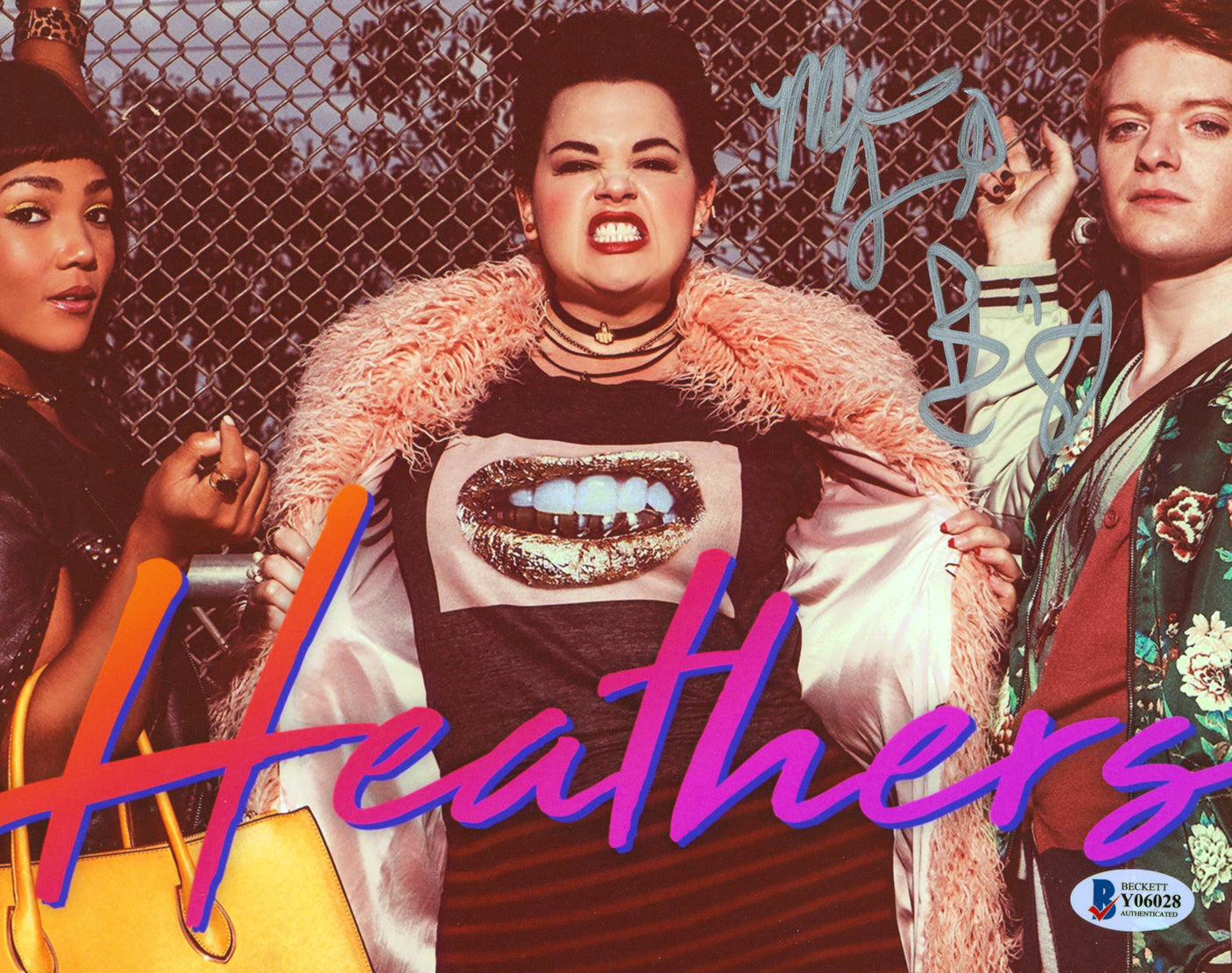 Melanie Ford & Brendan Scannell Heathers Authentic Signed 8x10 Photo BAS #Y06028