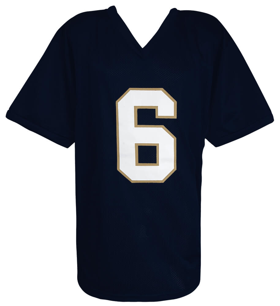 Jordan Faison Signed Navy Custom College Football Jersey