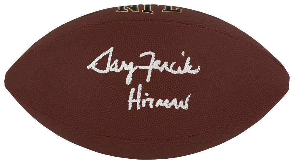 Gary Fencik Signed Wilson Super Grip Full Size NFL Football w/Hitman