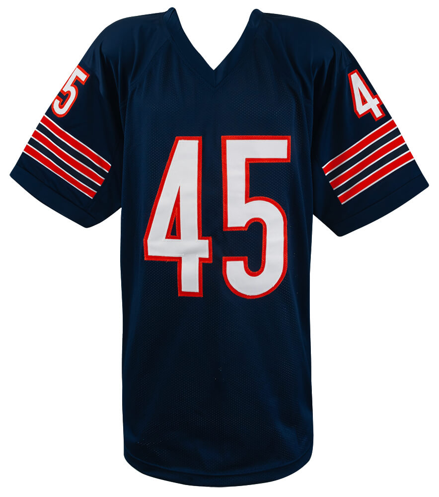 Gary Fencik Signed Navy Custom Football Jersey