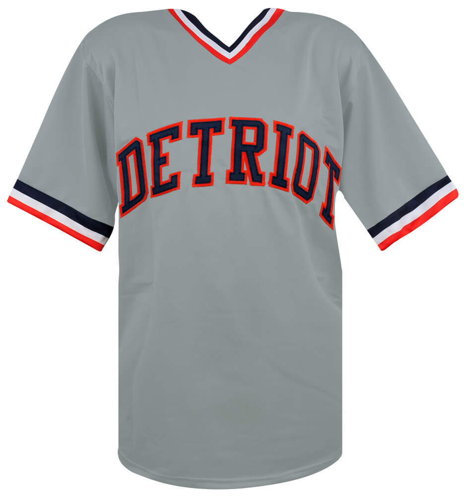 Cecil Fielder Signed Grey Custom Baseball Jersey w/Big Daddy