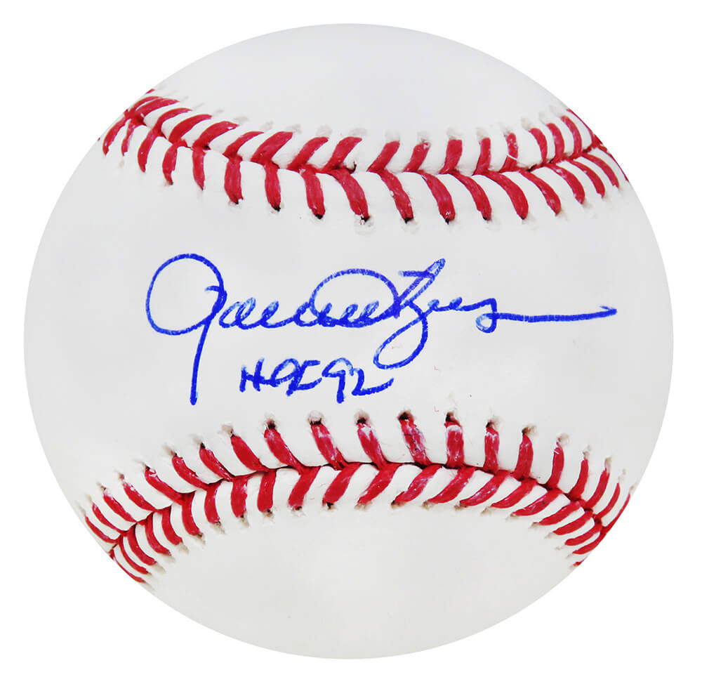 Rollie Fingers Signed MLB Baseball w/HOF'92