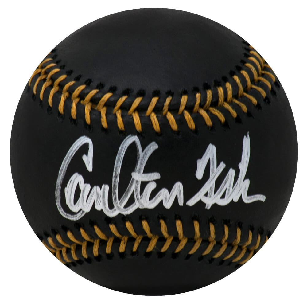 Carlton Fisk Signed Rawlings Black MLB Baseball - (Fanatics)