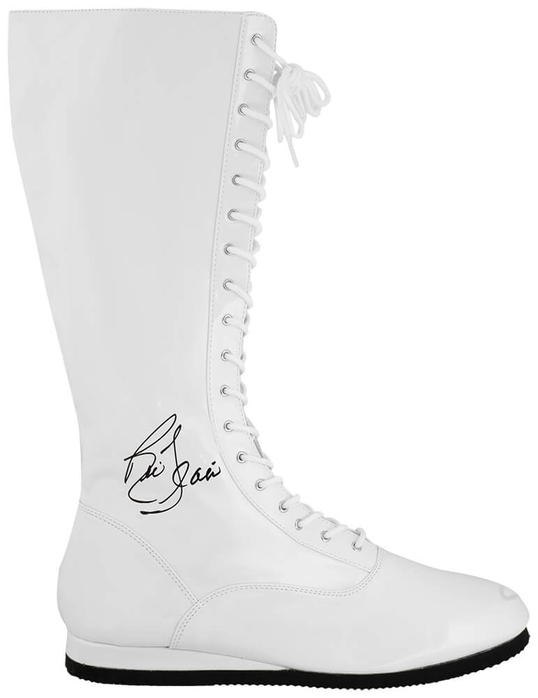 Ric Flair Signed White Wrestling Costume Boot - (JSA)