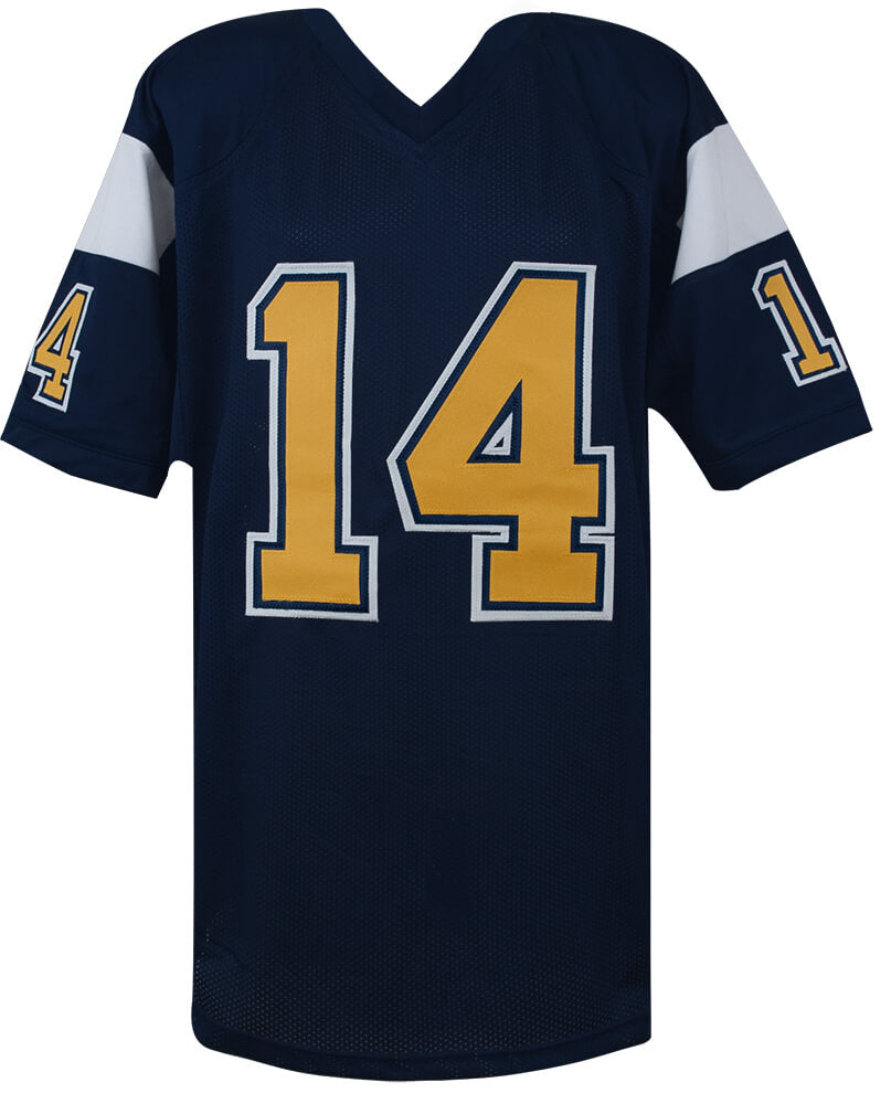 Dan Fouts Signed Dark Navy Throwback Custom Football Jersey