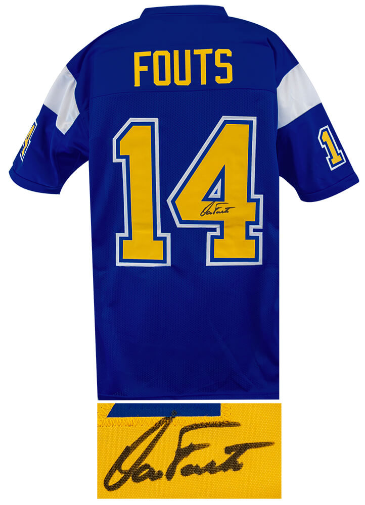 Dan Fouts Signed Navy T/B Custom Football Jersey