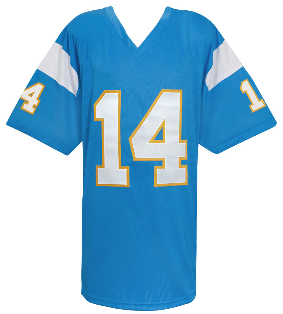Dan Fouts Signed Powder Blue Throwback Football Jersey