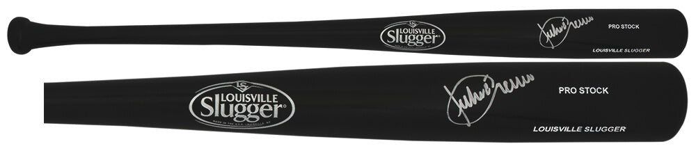 Julio Franco Signed Louisville Slugger Pro Stock Black Baseball Bat
