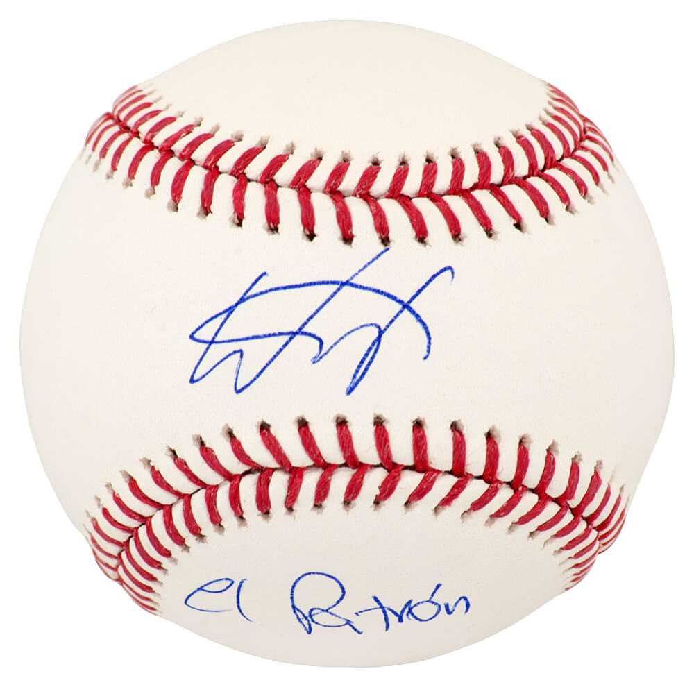 Wander Franco Signed Rawlings Official MLB Baseball w/El Patron - (JSA)