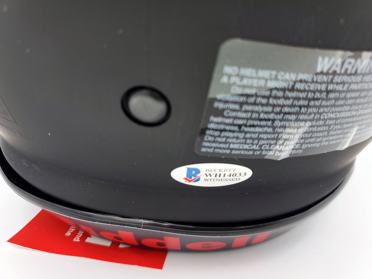 Devonta Smith Autographed Alabama Crimson Tide Eclipse Black Full Size Authentic Speed Helmet "Smitty" Beckett BAS Stock #191977