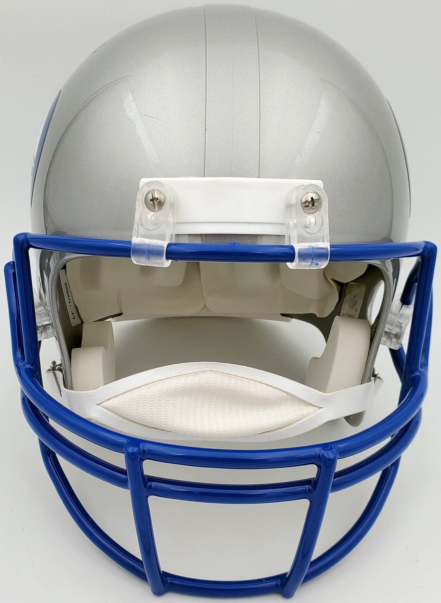 Warren Moon Autographed Seattle Seahawks Full Size Gray Replica Throwback Helmet "HOF 06" MCS Holo Stock #187028