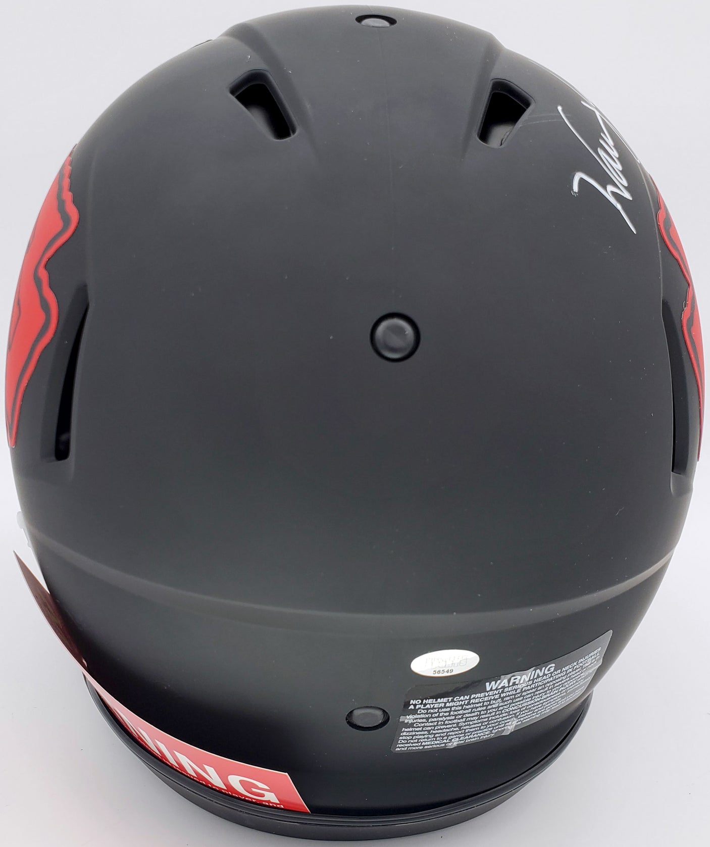 Warren Moon Autographed Kansas City Chiefs Eclipse Black Full Size Speed Authentic Helmet "HOF 06" MCS Holo Stock #187025